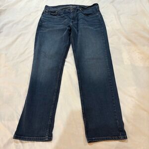 Levi Strauss Co 559 Jeans Mens W36 L32 Dark Wash Denim Stretch Red Tab